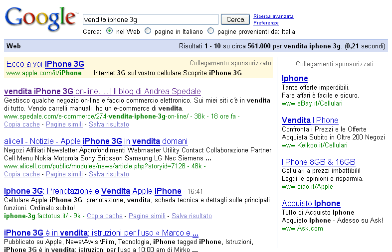 vendita-iphone