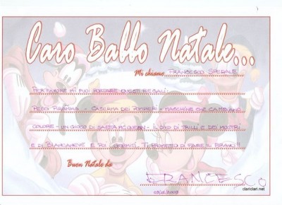 caro-babbo-natale Lettera a babbo Natale