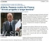 Alitalia, Passera: Airone progetto a lungo termine